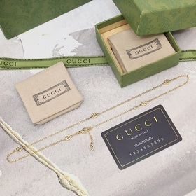 GUCCI Женское колье-браслет из 18-каратного золота с двойным G