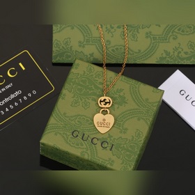 Gucci Сердце-персик, новая модель ожерелья. Ожерелье изготовлено 