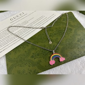 Gucci Радужное колье Длина： 50+5 см