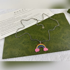 Gucci Радужное колье Длина： 50+5 см