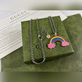 Gucci Радужное колье Длина： 50+5 см