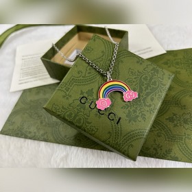 Gucci Радужное колье Длина： 50+5 см