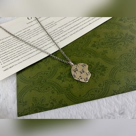 Gucci Красный ожерелье с черепом Длина： 50+5 см