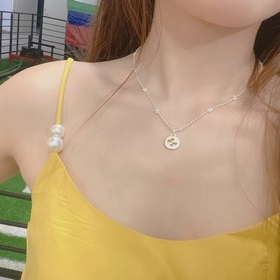 Подлинный Gucci Snowflake ожерелье для женщин с цветком среднего 