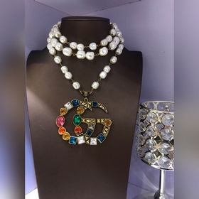 Gucci модные серьги с цветными кристаллами Swarovski в стиле Gucc