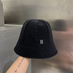 HERMES Hermes осенне-зимняя новинка： шерстяная шляпа-капелюх, шля