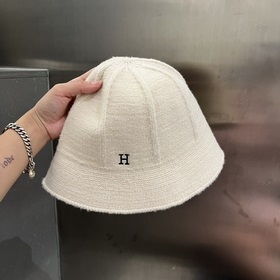 HERMES Hermes осенне-зимняя новинка： шерстяная шляпа-капелюх, шля