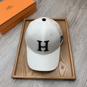 Hermès [В комплекте с чехлом от пыли] Новая бейсболка! Материал：