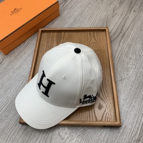 Hermès [В комплекте с чехлом от пыли] Новая бейсболка! Материал：