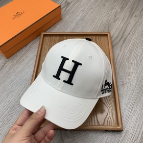 Hermès [В комплекте с чехлом от пыли] Новая бейсболка! Материал：