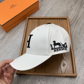 Hermès [В комплекте с чехлом от пыли] Новая бейсболка! Материал：