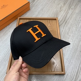 Hermès [В комплекте с чехлом от пыли] Новая бейсболка! Материал：