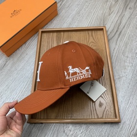Hermès [В комплекте с чехлом от пыли] Новая бейсболка! Материал：