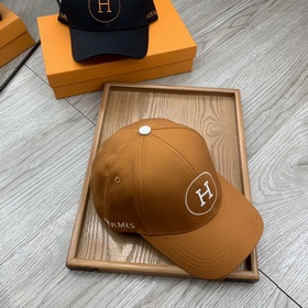 Hermès [В комплекте с чехлом от пыли] Новая бейсболка! Материал：