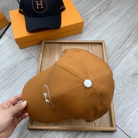 Hermès [В комплекте с чехлом от пыли] Новая бейсболка! Материал：