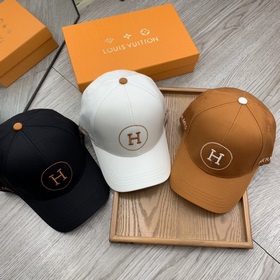 Hermès [В комплекте с чехлом от пыли] Новая бейсболка! Материал：