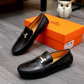 【HERMES】 Классические туфли с закрытым носком, идентичные моделиз