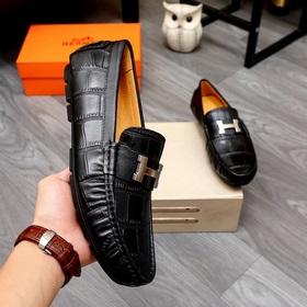【HERMES】 Классические туфли с закрытым носком, идентичные моделиз