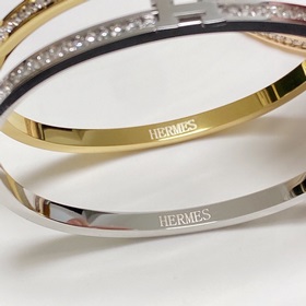 Высококачественный браслет Hermes с полным покрытием бриллиантами