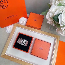 Широкая версия, новая роскошная модель браслета Hermes Pig Nose, 