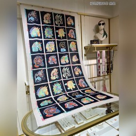 Самый популярный товар года от H 【Длинный шарф с узором «Скачущие