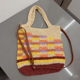LOEWE Сумка из соломы, изготовленная вручную, через плечо