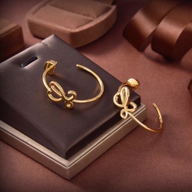 LOEWE Серьги-гвоздики Классический дизайн с логотипом LOEWE Anagr