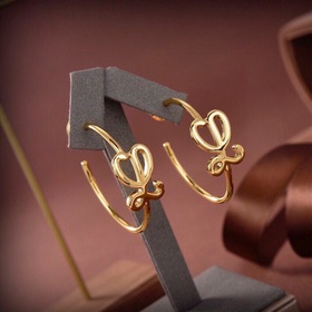 LOEWE Серьги-гвоздики Классический дизайн с логотипом LOEWE Anagr