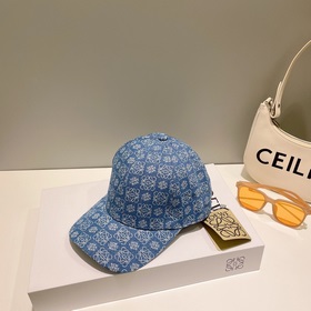 【Loewe】 Джинсовая бейсболка весна-лето 2023 Классический вышитый 