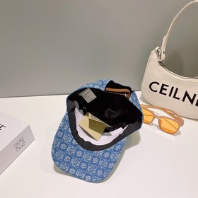【Loewe】 Джинсовая бейсболка весна-лето 2023 Классический вышитый 