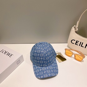 【Loewe】 Джинсовая бейсболка весна-лето 2023 Классический вышитый 