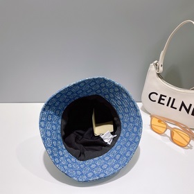 LOEWE Рыбацкая кепка из вымытого денима, весна-лето 2023 Классиче