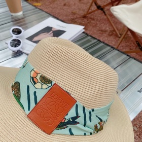 LOEWE Соломенная шляпа, пляжная шляпа, шляпа от солнца, изготовле