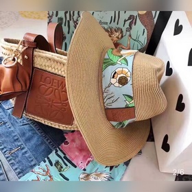 В комплекте с пылезащитным чехлом  【Loewe Новая модель шляпы-пан