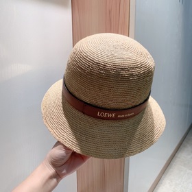 LOEWE 2023 Ручная работа, шляпа из рафи, ручная вязка, рыбацкая ш