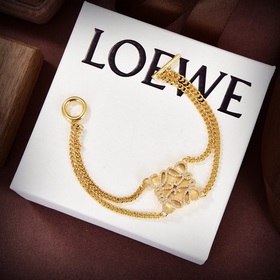 LOEWE Браслет Классический дизайн с логотипом LOEWE Anagram. Прос