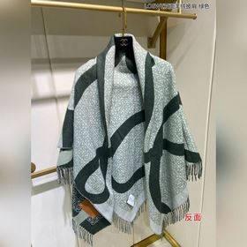Loewe Двусторонняя шерстяная накидка LOEWE Я очень счастлив приоб