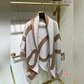 Loewe Двусторонняя шерстяная накидка LOEWE Я очень счастлив приоб