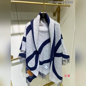 Loewe Двусторонняя шерстяная накидка LOEWE Я очень счастлив приоб