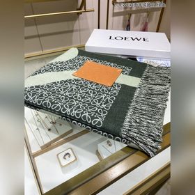 Loewe Двусторонняя шерстяная накидка LOEWE Я очень счастлив приоб