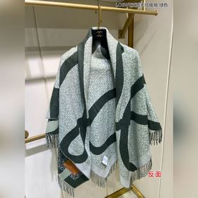 Loewe Двусторонняя шерстяная накидка LOEWE Я очень счастлив приоб