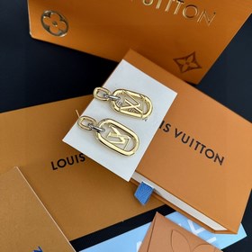 Lv Louis Vuitton 2023 ранневесенняя новинка серьги-гвоздики в сти