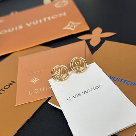 Lv Louis Vuitton 2023 ранневесенняя новинка серьги-гвоздики в сти