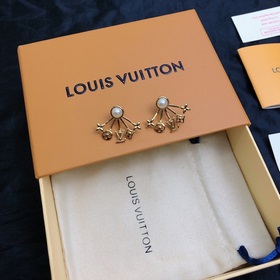Превосходные серьги LV Louis Vuitton, высококачественные, изготов