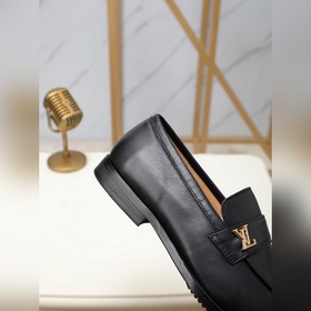 (Lv) Новейшая модель мужских кожаных туфель для повседневной носк