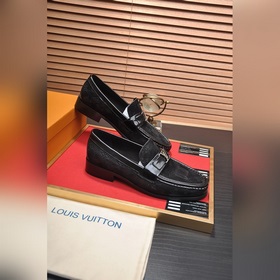 【LV】 (оригинальная кожаная подкладка) Новейшие кожаные деловые ту