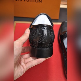 【LV】 (оригинальная кожаная подкладка) Новейшие кожаные деловые ту