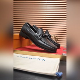 【LV】 (оригинальная кожаная подкладка) Новейшие кожаные деловые ту