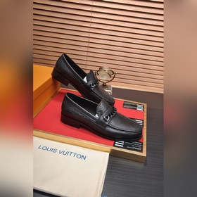 【LV】 (оригинальная кожаная подкладка) Новейшие кожаные деловые ту