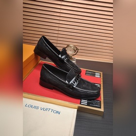 【LV】 (оригинальная кожаная подкладка) Новейшие кожаные деловые ту